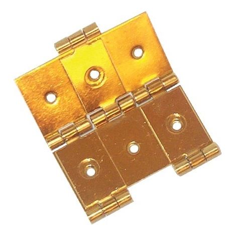 cerniera monin paravent ottone lucido 93 mm 6 fori