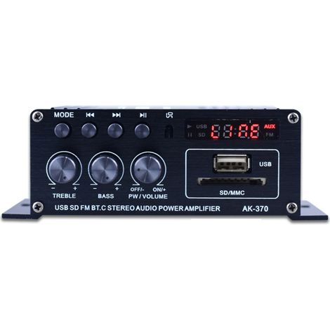 Amplificador de audio portátil mini AK370 para coche y hogar. (1/5)