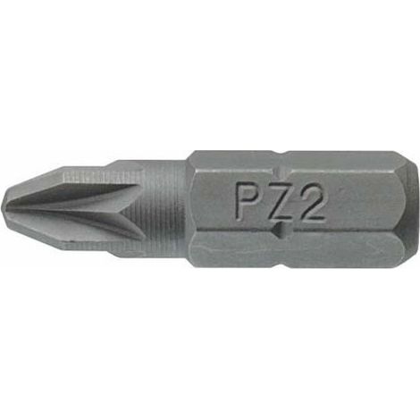 Brocas individuales PZ de 1/4" y 25 mm 3 piezas                 Tamaño PZ02 Vaso 1/4 hex