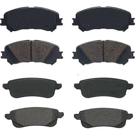 KIT PASTIGLIE FRENO ANTERIORI E POSTERIORI compatibile con RENAULT LAGUNA COUPE' (DT0/1) / PASTIGLIE FRENANTI AUTO OEM P 68 029,P 59 042 / SOSTITUZIONE DIRETTA / BASSA POLVERE / SILENZIOSO