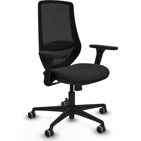 Piqueras y Crespo Mardos Silla de oficina negra confortable