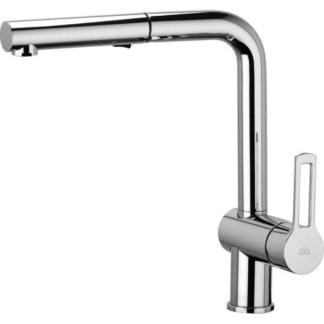 Mezclador de lavabo con ducha extraíble de 2 chorros Paffoni Ringo RIN285CR Cromo - RINGO (1/3)