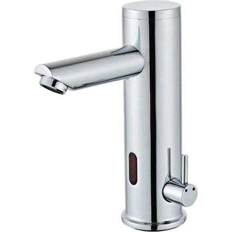 Miscelatore elettronico lavabo a pulsante 6 V Tecom