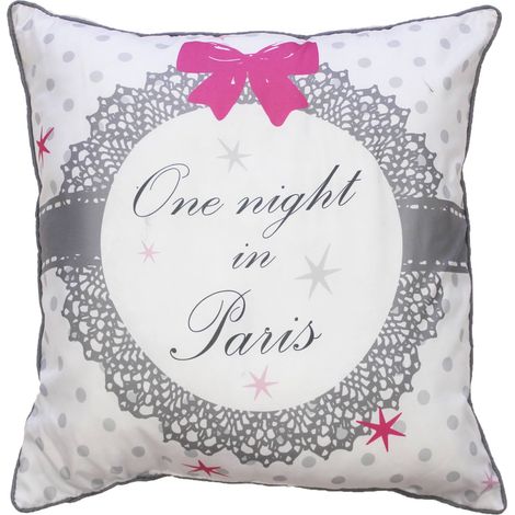 Coussin décoratif One Night in Paris 40 x 40 cm