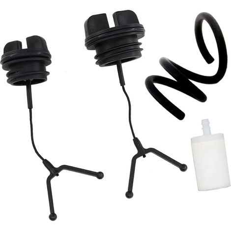 Bouchon à essence et bouchon d'huile de réservoir pour Husqvarna 36 41 42 50 51 55 136 137 141 238 242 246 254 257 261 262 281 288 Tronçonneuse