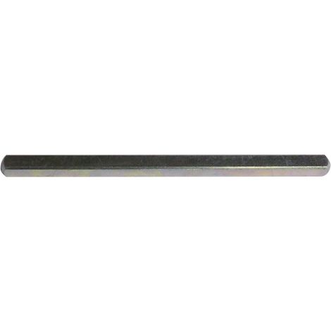 Kintech – Tige carrée en acier zingué 130 mm – Extrémités chanfreinées pour finition soignée – Accessoire de fenêtre et volet (1/5)