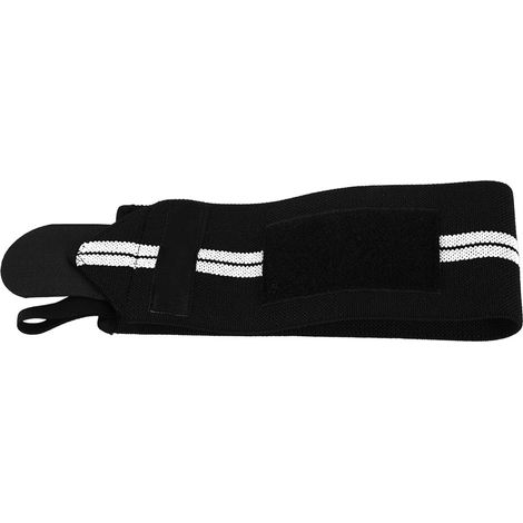 2 Bandes de poignet, fermeture auto-agrippante, coutures solides, protection pouce, musculation (1/5)