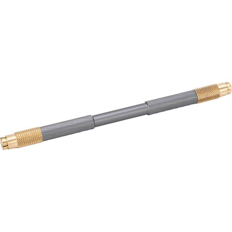 Manche ergonomique universel à double tête pour réparation et démontage de lames de racloir (gris). (1/5)