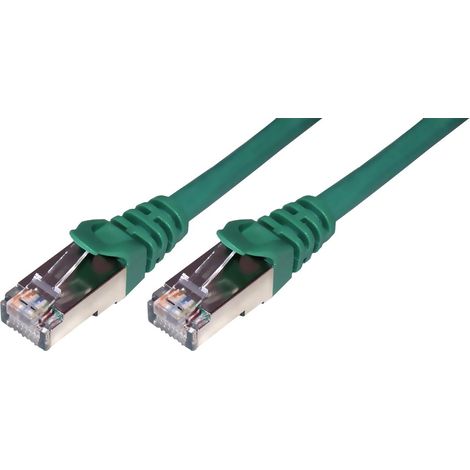 Cordon de brassage RJ45 CAT 6 F/UTP - 50cm Vert (1/3)