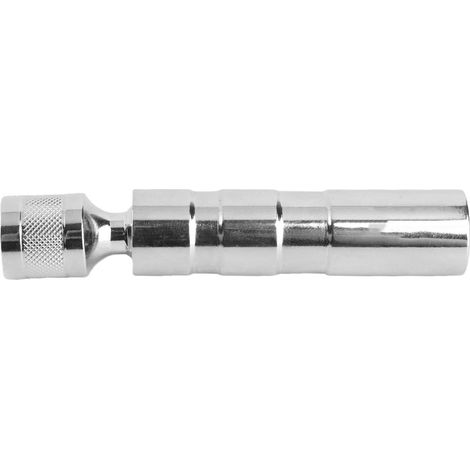 Douille de cléDouille Magnétique Universelle Rotative 12 Points Acier Chrome Vanadium Diamètre 16mm (5/8in) avec Embout 3/8in (1/5)