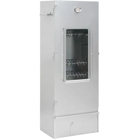 Barbecue Smoker mit Tisch aus galvanisiertem Stahl