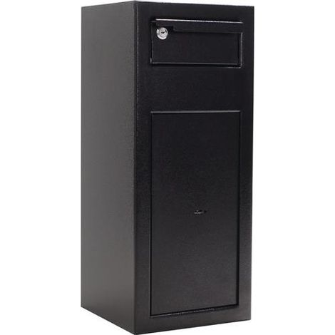 Caja fuerte H600xB250xT260mm 19l 1 puerta,1 ranura negra ROTTNER (1/2)