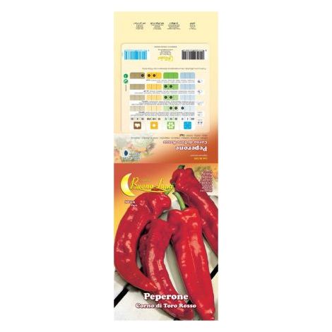 SEMI ORTO PEPERONE CORNO ROSSO 10 PZ