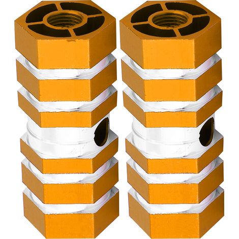 Pegs BMX en Alliage d'Aluminium pour Axe Arrière de Vélo (Doré) (1/5)