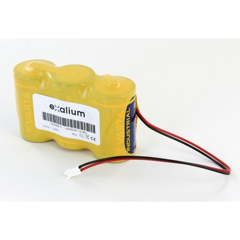 Pack pile 4.5V 16Ah pour sirène Alarme SR200R