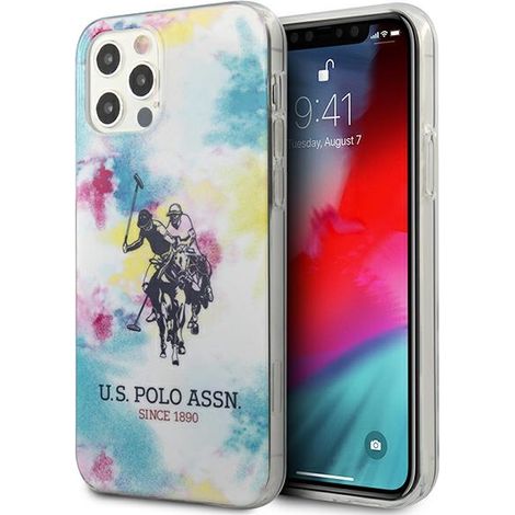 Hülle für iPhone 12 US Polo Tie & Dye Multicolor (1/5)