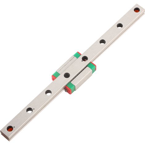 1 pc LML9B guide linéaire miniature, largeur 9 mm, bloc coulissant (150 mm) (1/5)