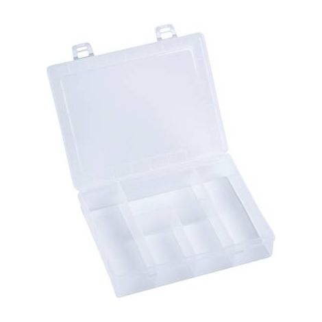 MALLETTE DE RANGEMENT SÉPARATIONS FIXES HÜNERSDORFF 606120 (L X L X H) 180 X 140 X 40 MM NOMBRE DE COMPARTIMENTS: 5 1 PC(S) (1/2)