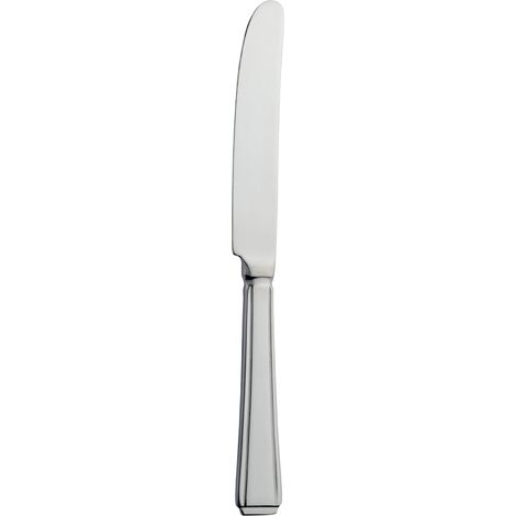 Couverts Lot de 12 Couteaux à Dessert en Acier Inoxydable 18/0 2.5mm Fini Miroir Silver 2,5mm (1/4)
