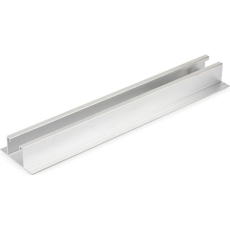Profilé à ailettes pour fixation directe - Aluminium 80 x 35 - L.1250 - Boite de 2