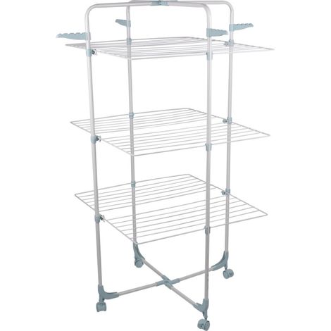 Lifetime Étendoir à linge Blanc H5xl67.5xL130cm (1/2)