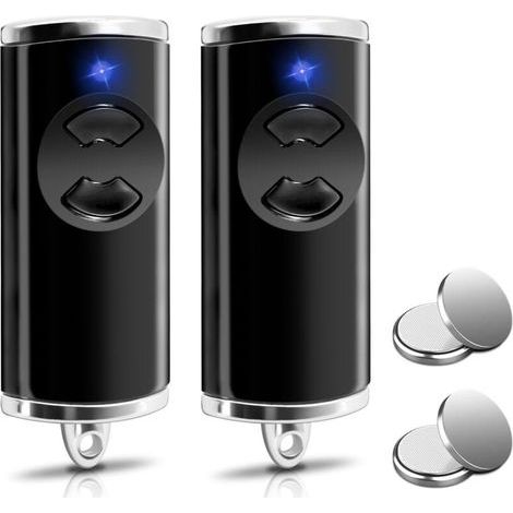 Set of 2 868.3 MHz garage door openers for Hormann BS manual transmitters HSE-4-868-BS, HSE2-868-BS, HS4-868-BS, HS1-868-BS, HSS4-868-BS, HSP4-868-BS, 2 channels (1/5)
