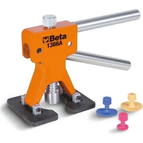 Beta 1366A Outil d'emboutissage avec champignon en plastique 19 Pcs.