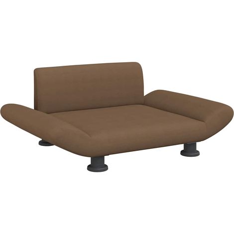 vidaXL Cama para perros de tela marrón 70x45x28 cm (1/2)
