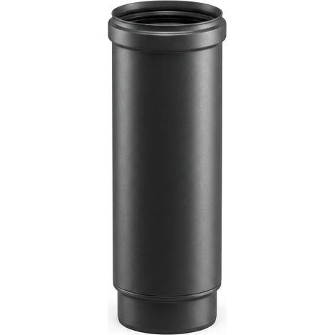 MAKA Tubo Telescopico Canna Fumaria Pellet Nero Ø 80 mm (1/5)