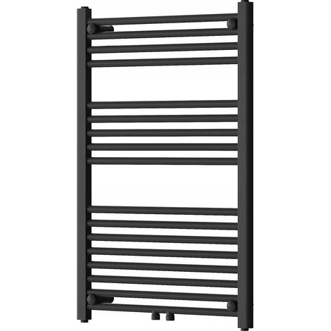 Radiador secatoallas eléctrico 430W 90x60x3cm, Negro (1/4)