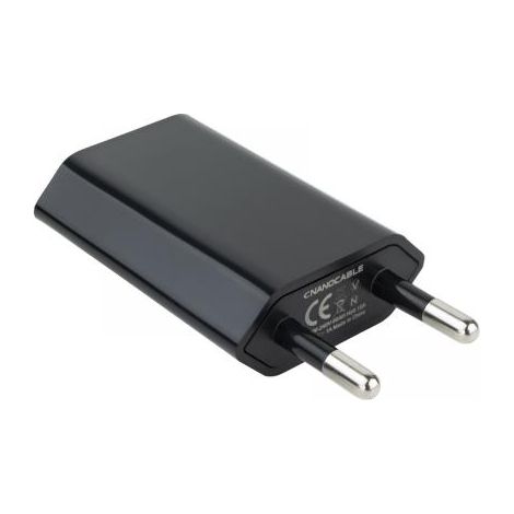 Caricatore di rete Usb 230v A 5vdc 1amp nero 10.10.2002 (1/4)