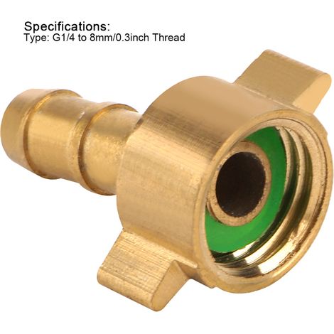 Raccord de Pulvérisateur en Acier Inoxydable G1/4 à 8mm pour Tuyau d'Arrosage (1/5)