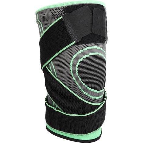 Genouillère de Sport Extérieure à Compression avec Ceinture Fixe pour Entraînement Fitness (1/5)