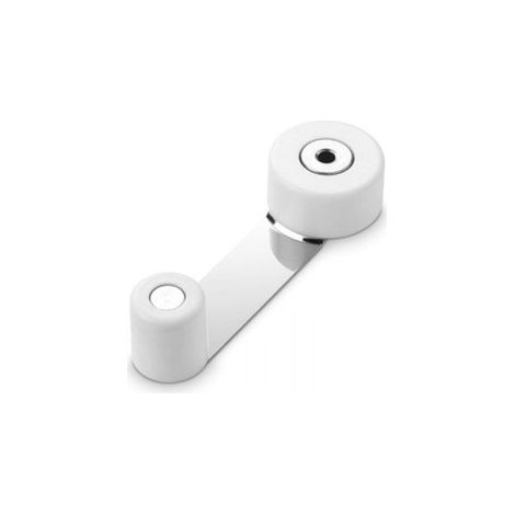 Tope de puerta blanco con retenedor A448 (1/2)