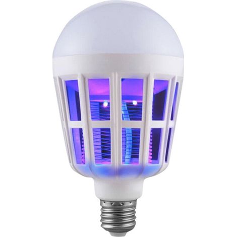 Lampe Anti-Insectes - 15 W - LED Violet 360-420 nm - Base E27 - Pour Chambre Salon Jardin Terrasse - 1 Pièce (1/5)