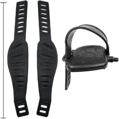 Paire de courroies de pédales pour vélo d'appartement - Courroies larges et de haute qualité pour vélo de spinning