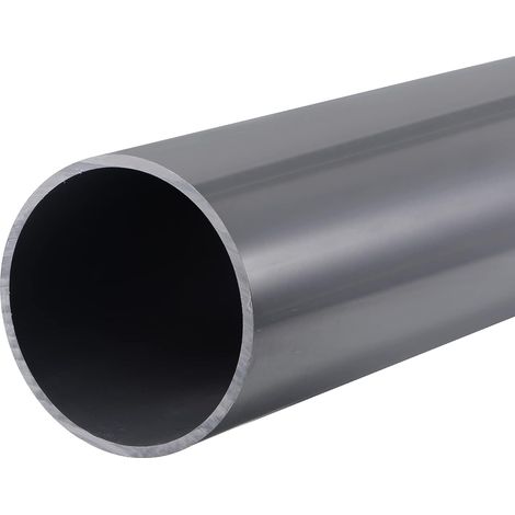 Tuyau Rigide en PVC Rond Tube PVC 81.4mm Diamètre Interne 90mm Diamètre Externe 0.33 m Clair Gris Haut Impact pour Eau Tube Artisanats (1/5)
