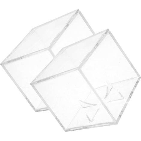 Lot de 2 Vitrines de Baseball en Acrylique, Boîte Transparente Peu Encombrante pour Balle de Tennis ou Baseball, Usage Bureau et Maison (1/5)