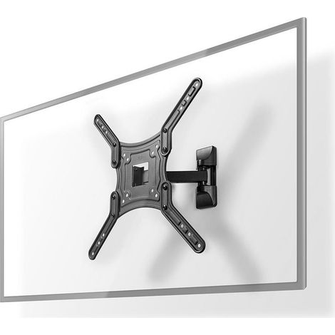 Soporte de pared para tv inclinable y giratorio 23 55 peso maximo de pantalla soportado 30 kg inclinable giratorio distancia minima a la pared 67 mm distancia maxima a la pared 197 mm
