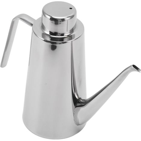 Olivenöl- und Essigflasche, 850 ml, großes Fassungsvermögen, aus dickem, auslaufsicherem Edelstahl 304, Ölbehälter, Küchenaccessoire und Kochwerkzeug (1/5)