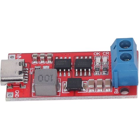 Module chargeur batterie lithium 18650 Type C PCB 4S boost automatique, entrée DC 3-6V vers sortie 16,8V, courant 2A, charge 0,56A. (1/5)