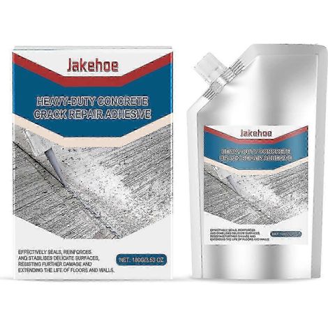 Adhésif de réparation de fissures imperméable, 1 pièce de 100 g de résine époxy polyuréthane pour sols et murs (1/4)