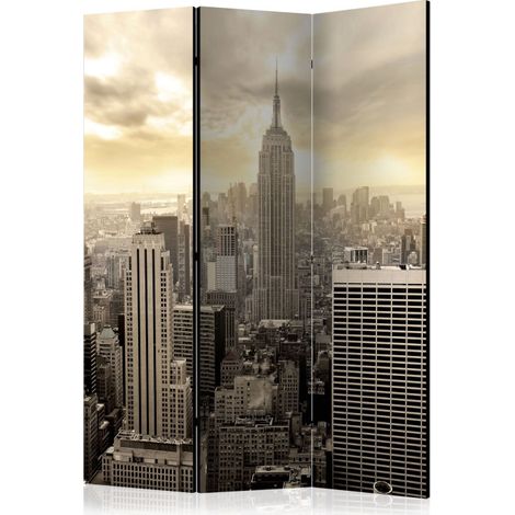 Paravent 3 Volets "Light of New York" 135x172cm (1/2)