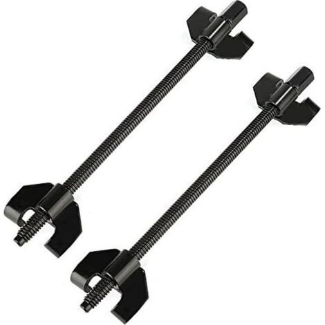 Bardusch-Lot de 2 Compresseur Ressort Amortisseurs,380mm Tendeurs à Ressorts Abaissement de Voitures Amortisseur de Chocs pour Auto Suspension (1/5)
