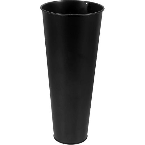 Seau de rangement pour parapluies en fer, support cylindrique vertical pour parapluies, idéal pour l'organisation de votre porche ou de votre maison (1 pièce) (1/5)