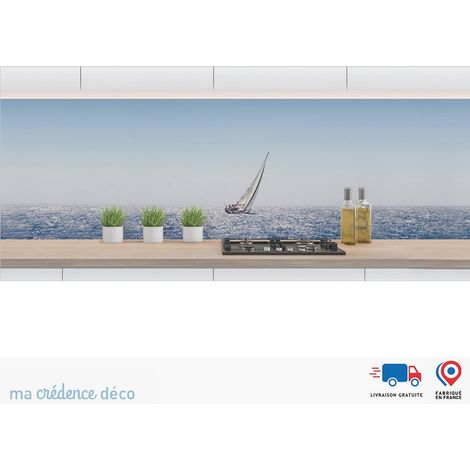 Crédence : Voilier lointain - Alu composite - 120 - 60 (1/3)