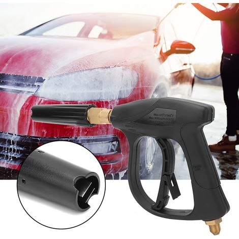 Pistolet de pulvérisation pour lave-auto, atomiseur en laiton et plastique, réglable, pour machine de lavage haute pression. (1/5)