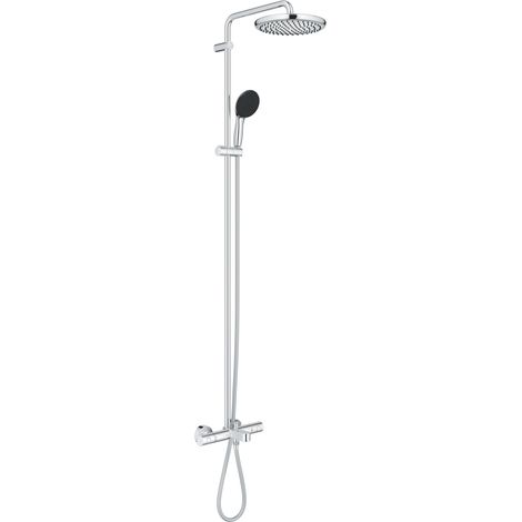Grohe Vitalio Start - Set doccia con termostato per vasca da bagno, diametro 25 cm, 2 getti, cromo 26988001 (1/2)