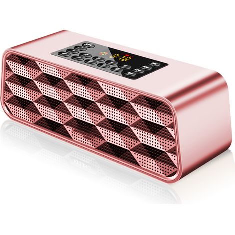 Enceinte Bluetooth portable sans fil avec son stéréo, basses actives, appairage stéréo sans fil, autonomie de 10 heures