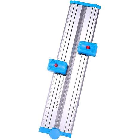 KW-TRIO Metalllineal mit Laser-Nivelliergerät, 180° drehbare Lineale, ausziehbar bis 680 mm für Bildaufnahmen